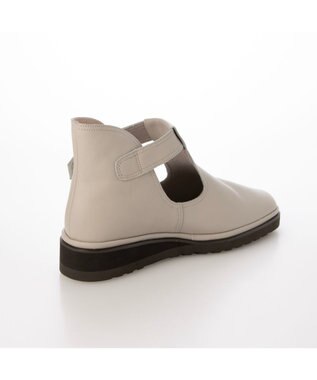 MODE ET JACOMO <D'ICI>ベルト付きサイドオープンブーツ ライトグレー