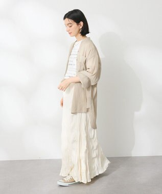 CRAFT STANDARD BOUTIQUE ワッシャープリーツスカート Off White