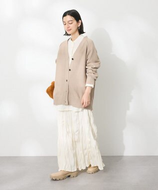 CRAFT STANDARD BOUTIQUE ワッシャープリーツスカート Off White