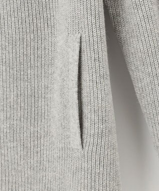 JOSEPH ABBOUD MOUNTAIN 【UNISEX】リサイクルウールポリ ニットパーカー ライトグレー系