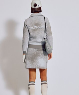 PW CIRCULUS 【手洗い洗濯可】 【WOMEN】グラデーションニット ゴルフウェア レディース グレー系