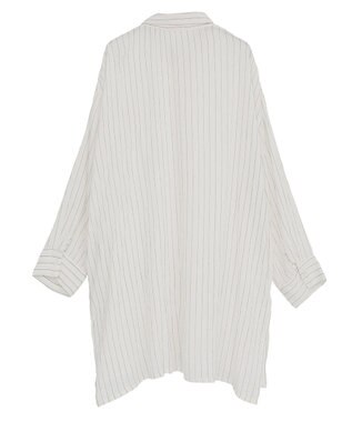 Green Parks Ｉ　ターンバック長袖レーヨンチュニック Stripe