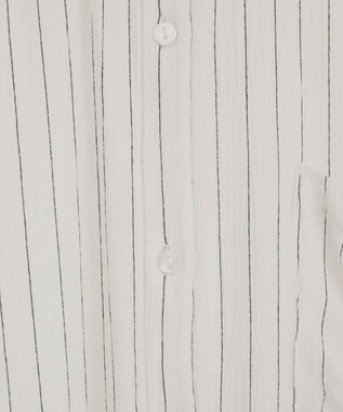 Green Parks Ｉ　ターンバック長袖レーヨンチュニック Stripe