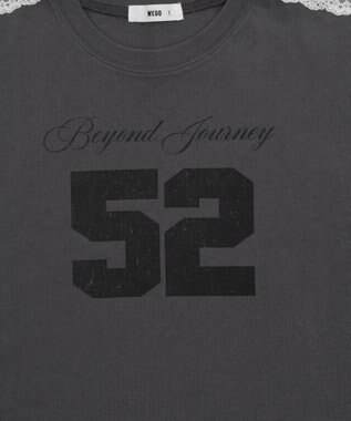 WEGO レースショルダーショートT スミクロ