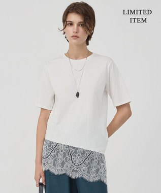 ICB L 【WEB限定】レースレイヤードコンビ Tシャツ
