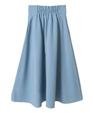 earth music&ecology フォールドオーバーウエストスカート Light Blue