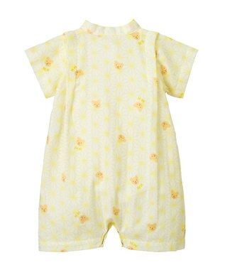 MIKI HOUSE HOT BISCUITS 【ミキハウス】【50-80cm】甚平オール 黄