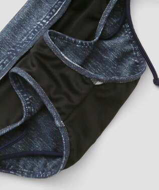 San-ai Resort（三愛水着楽園） ハイネックノンワイヤービキニ　9M　【San-ai Resort（サンアイリゾート）】 ネイビー