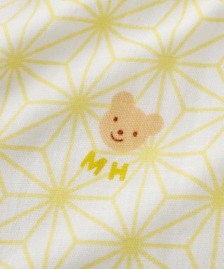 MIKI HOUSE HOT BISCUITS 【ミキハウス】【50-80cm】甚平オール 黄