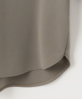 自由区 L 【17号サイズまで展開・カタログ掲載・セットアップ対応】トリアセダブルクロス ブラウス モカ