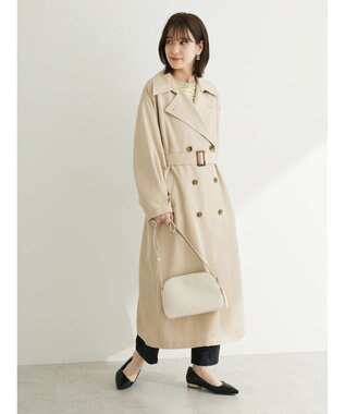 Green Parks ・ＥＬＥＮＣＡＲＥ　ＤＵＥ　コクーンスリーブトレンチコート Beige