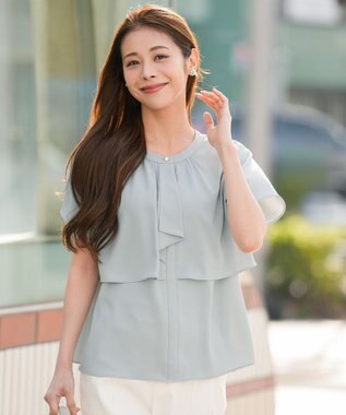 ANY SIS S プリーツボウタイ ブラウス