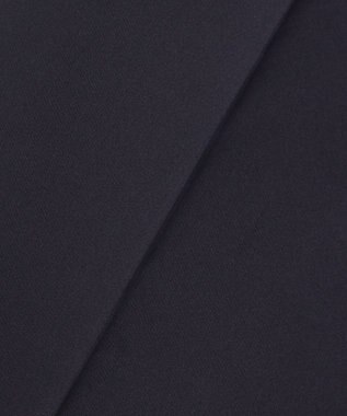 23区 【洗える/セットアップ対応】グロッシーコットンシャンブレー テーパード パンツ ネイビー系