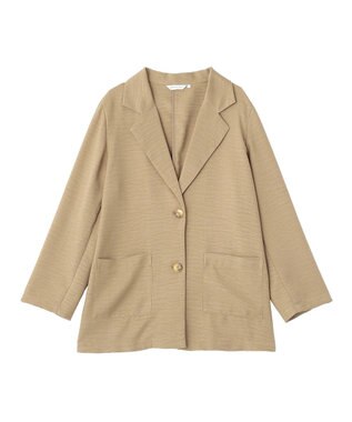 AMERICAN HOLIC リネンライクオーバーサイズジャケット Brown