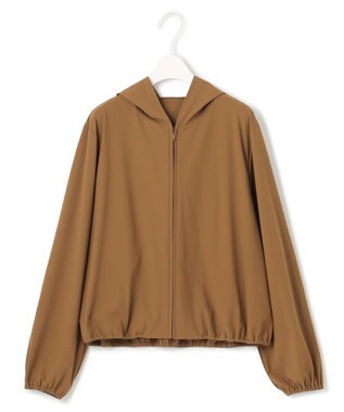 ICB 【接触冷感・UVカット・速乾・洗える】マットスキューバ パーカー キャメル系