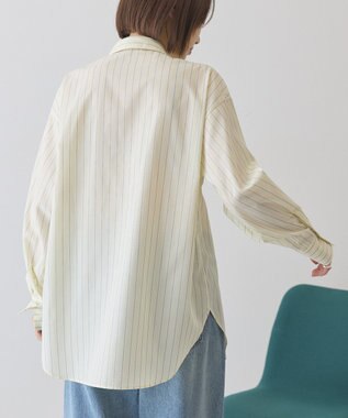 AMERICAN HOLIC 【2点セット・イージーケア】ビスチェ＋シャツ Stripe Yellow