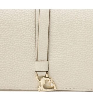 LANVIN en Bleu カルノ 二つ折り中Lファスナー財布 オフホワイト