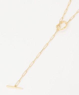  チェーンラリエットネックレス