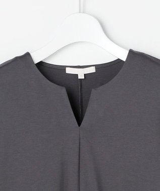 自由区 L クリアーコットンポンチ ワンピース スレート