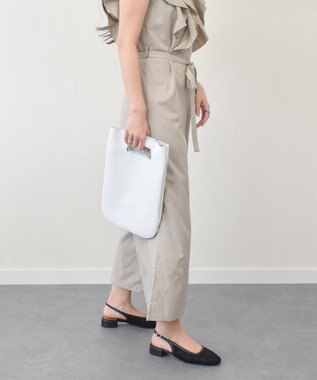 INTER-CHAUSSURES 【ANGEL ALARCON】ラウンドトウメッシュバックバンド ブラックコンビ