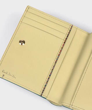 Paul Smith カラードエッジ がま口 2つ折り財布 ブラック
