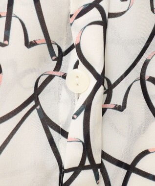 GRACE CONTINENTAL ラインハートケープブラウス ホワイト