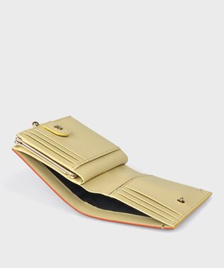 Paul Smith カラードエッジ がま口 2つ折り財布 ブラック