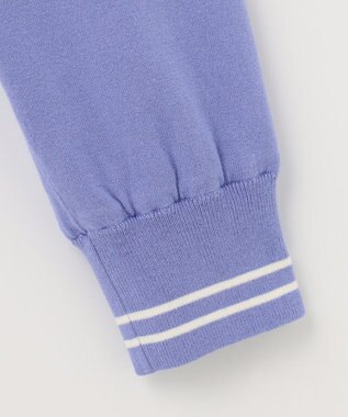 23区GOLF 【WOMEN】【洗える】トロンプルイユ ニット アイボリー系