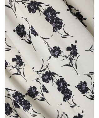 earth music&ecology ドロストギャザーフレアスカート Flower