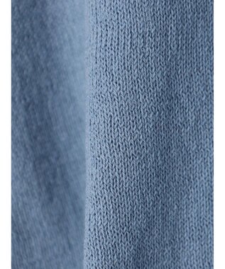 earth music&ecology 前後２ＷＡＹちびパールボタンカーディガン Blue