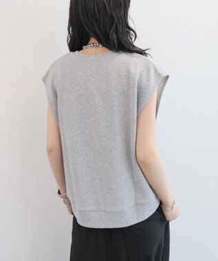 AMERICAN HOLIC 【RUSSELL】裏毛Vネックベスト Dark Gray Mixture