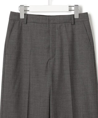 23区 L 【セットアップ着用】ファインネスウール ワイド パンツ グレー系