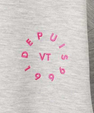 23区GOLF 【WOMEN】ハーフジップスウェット ライトグレー系