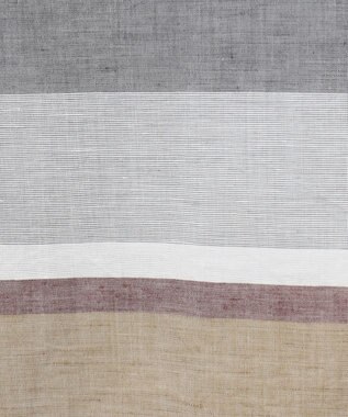 JOSEPH ABBOUD MOUNTAIN 【SPACE】OGビッグボーダー シャツ ライトグレー系2