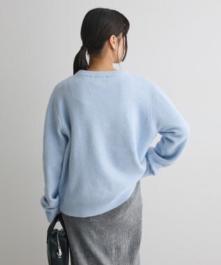 CRAFT STANDARD BOUTIQUE 起毛クルーネックニットプルオーバー Light Blue