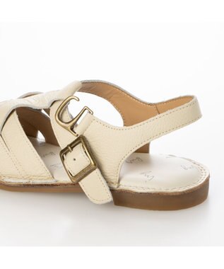 ing <ing>【サスティナブル】クロスメッシュデザインサンダル アイボリー