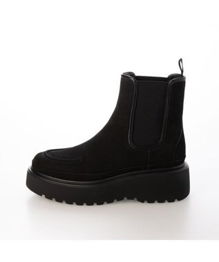 MODE ET JACOMO <MODE ET JACOMO>厚底サイドゴアブーツ ブラックヌバック