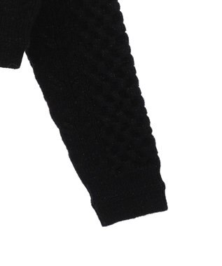 Green Parks ・ｓｗｉｎｇ　ｂｙ　ケーブルニットカーディガン Black