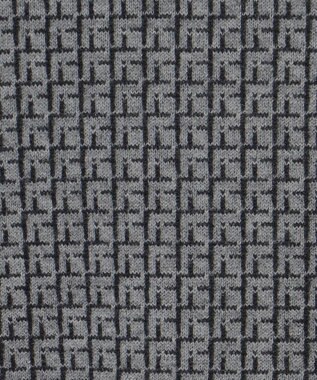 自由区 【WEB限定カラーあり・洗える】リバーシブルニット セットアップ(プルオーバー×フレアスカート) グレー×ブラック