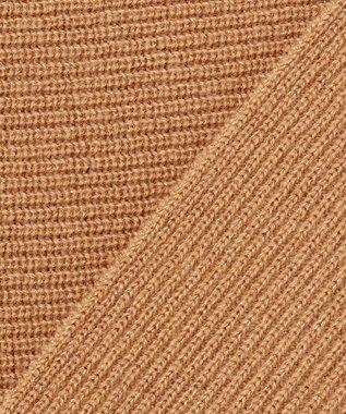 23区 【洗える】ウールカシミヤラメ ドルマンスリーブ ニット キャメル系