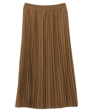 earth music&ecology すきな丈プリーツスカート Camel