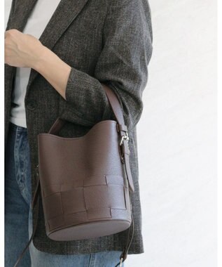 MORROW by thank HAZEL NL ハンドバッグ ディープブラウン