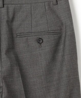 23区 L 【セットアップ着用】ファインネスウール ワイド パンツ グレー系