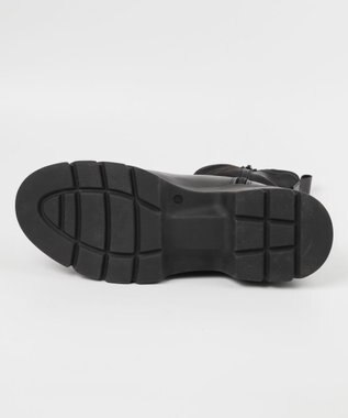 BONTRE 【BONTRE/ボントレ】厚底ストレッチミドルブーツ/40101-UA ブラック