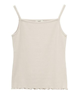 earth music&ecology パールストラップキャミソール Light Beige