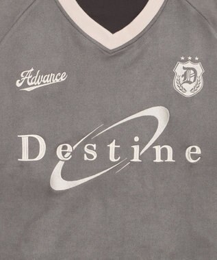 WEGO 【ユニセックス着用ITEM/MLサイズ展開】フェイクスウェードゲームT（SS） ブラック中濃色