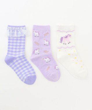 ANY KIDS 【3点セット】ソックス (ユニコーン)