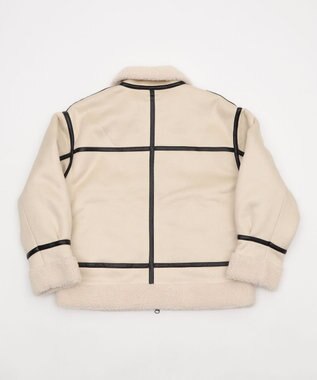 WEGO 【25年秋冬新作/ユニセックス着用ITEM/MLサイズ展開】B－3ジャケット ライトベージュ