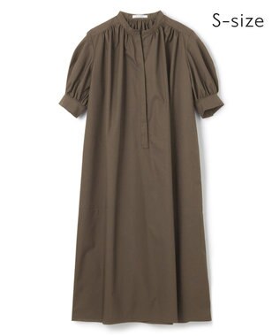 BEIGE， 【S-size・otonaMUSE7月号掲】HYDRANGEA / ギャザーワンピース Mocha