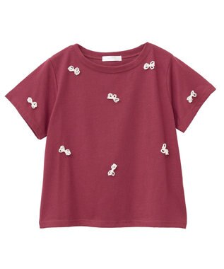 Green Parks ・ｓｗｉｎｇ　ｂｙ　パールリボンモチーフＴＥＥ Bordeaux